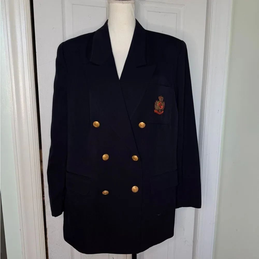 Vintage Charter Club Navy Preppy Blazer